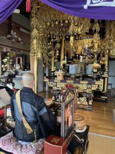 【ノアの杜ふくい提携寺院】読経をいただいております。